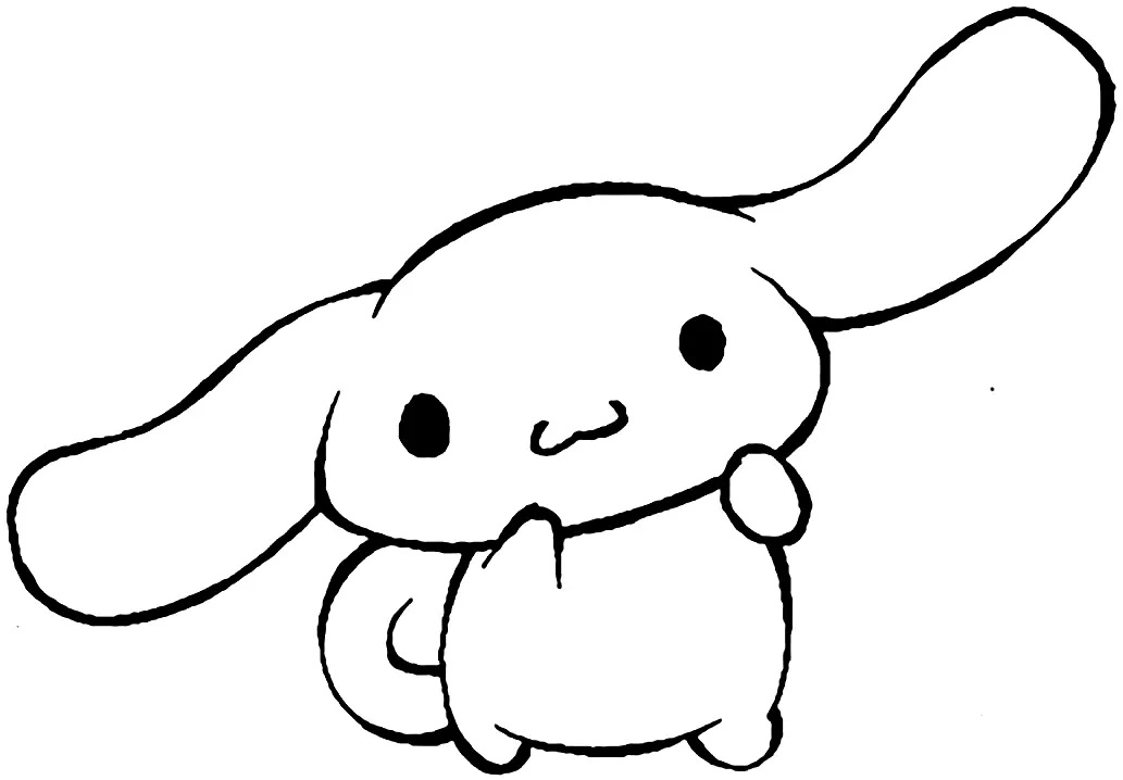 Çocuklar İçin Cinnamoroll Boyama Sayfaları 