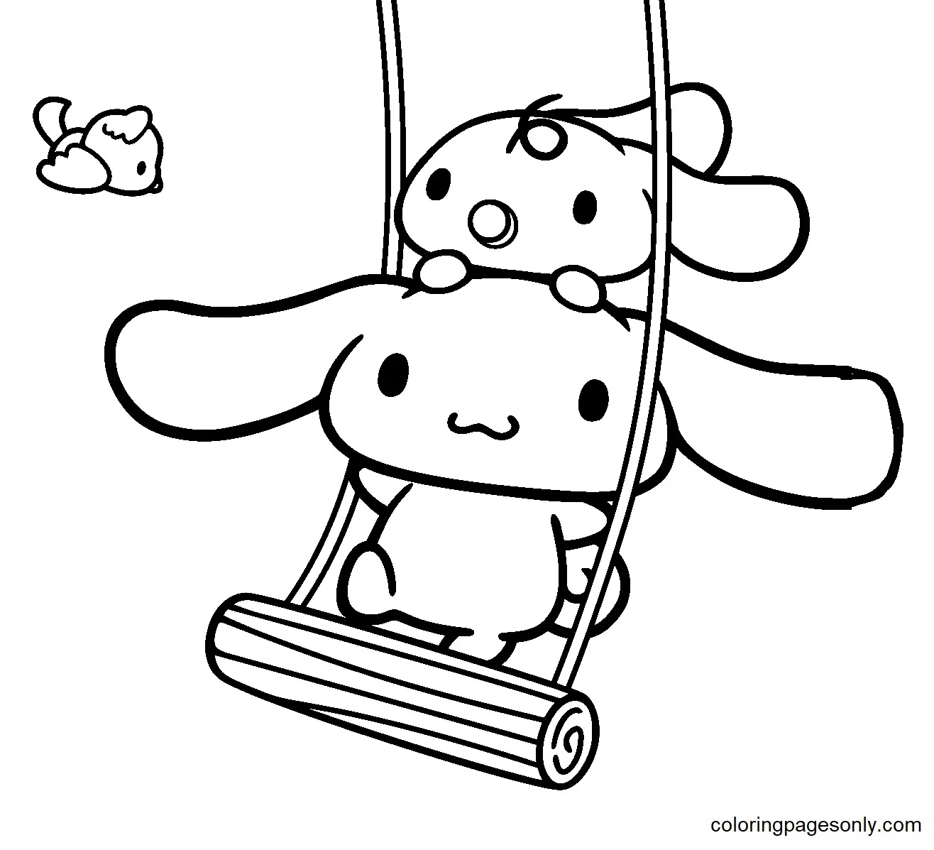 Çocuklar İçin Cinnamoroll Boyama Sayfaları 