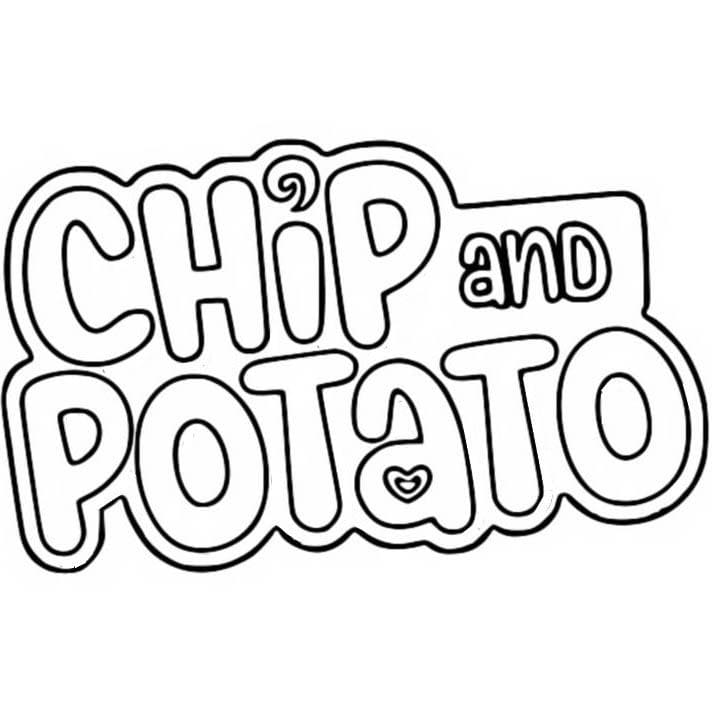 Çocuklar İçin Cips ve Patates Boyama Sayfaları 