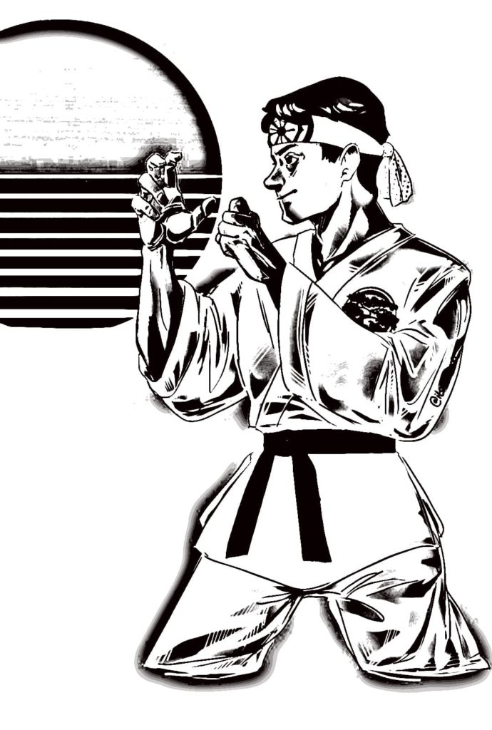 Çocuklar İçin Cobra Kai Boyama Sayfaları 