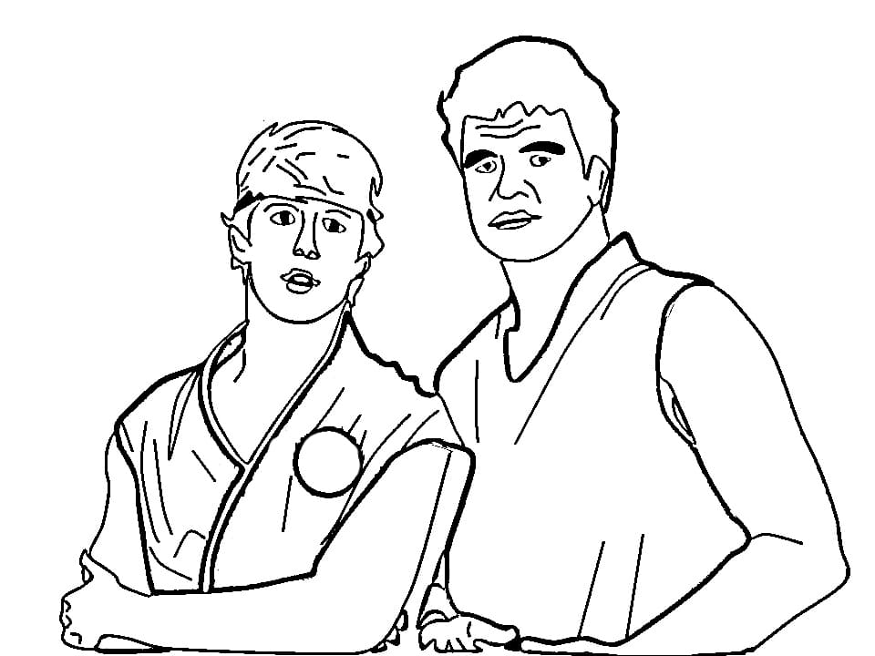 Çocuklar İçin Cobra Kai Boyama Sayfaları 