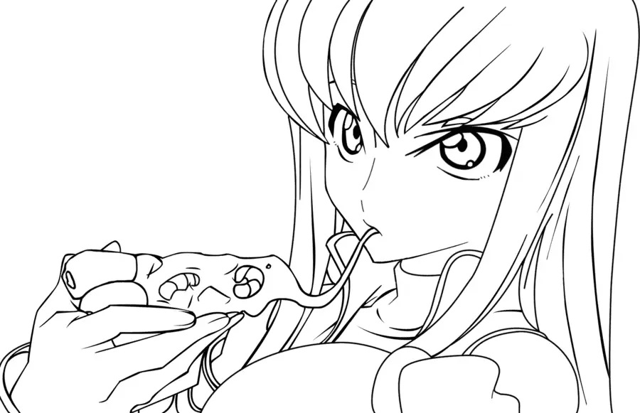 Çocuklar İçin Code Geass Boyama Sayfaları 