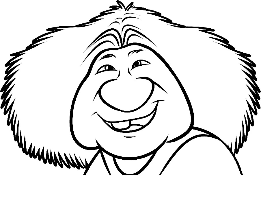 Çocuklar İçin croods Boyama Sayfaları 