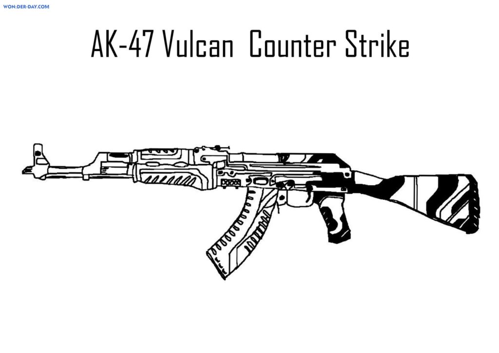 Çocuklar İçin CS GO Boyama Sayfaları 