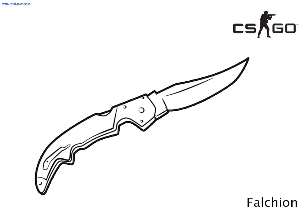Çocuklar İçin CS GO Boyama Sayfaları 