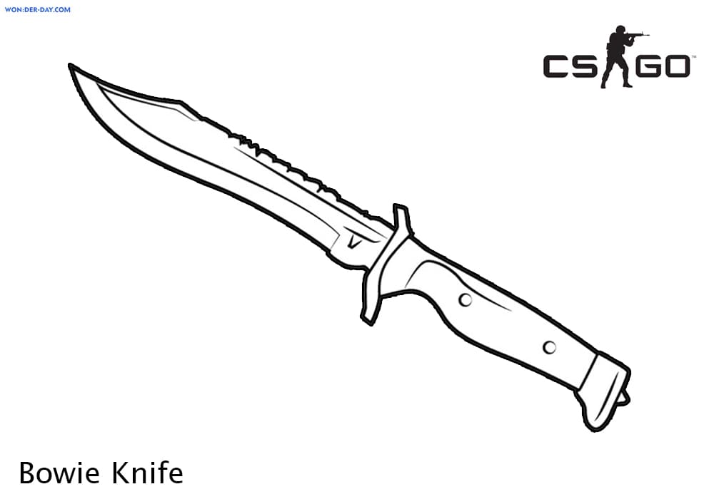 Çocuklar İçin CS GO Boyama Sayfaları 