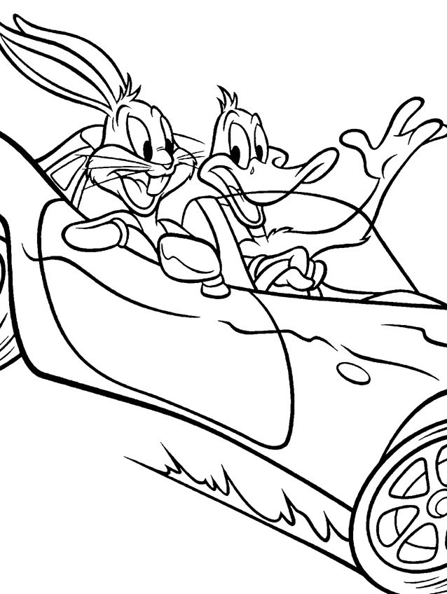 Çocuklar İçin Daffy Duck Boyama Sayfaları 