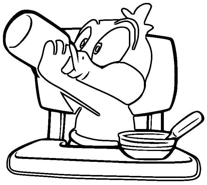Çocuklar İçin Daffy Duck Boyama Sayfaları 