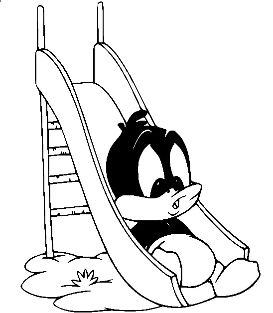 Çocuklar İçin Daffy Duck Boyama Sayfaları 