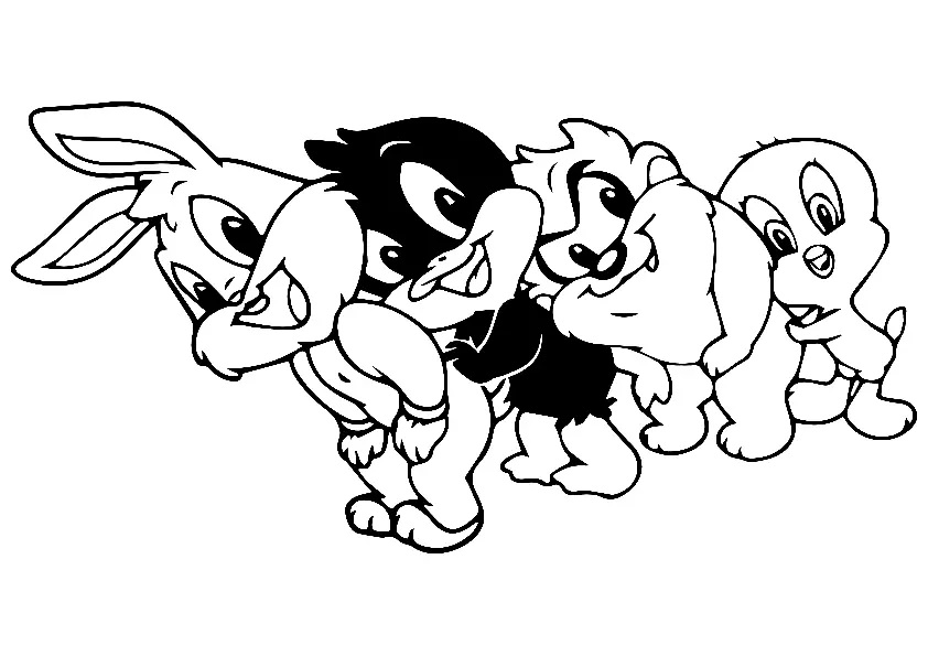 Çocuklar İçin Daffy Duck Boyama Sayfaları 