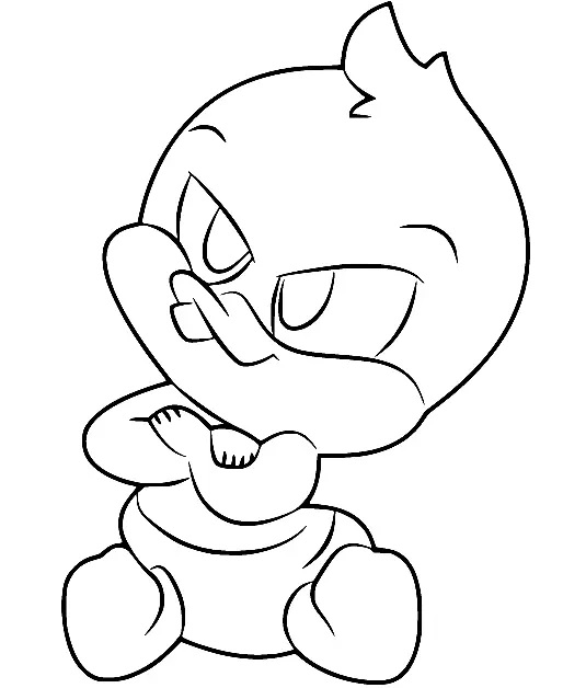 Çocuklar İçin Daffy Duck Boyama Sayfaları 