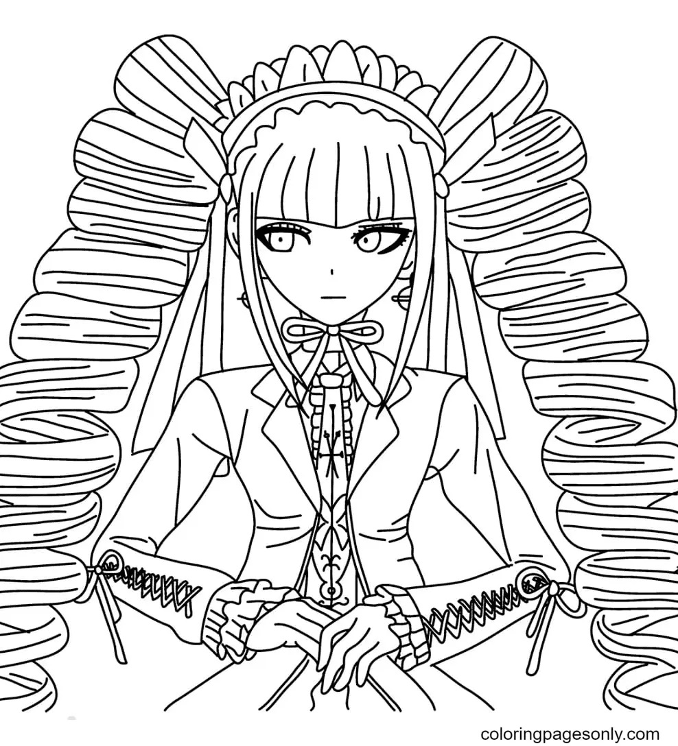 Çocuklar İçin Danganronpa Boyama Sayfaları 