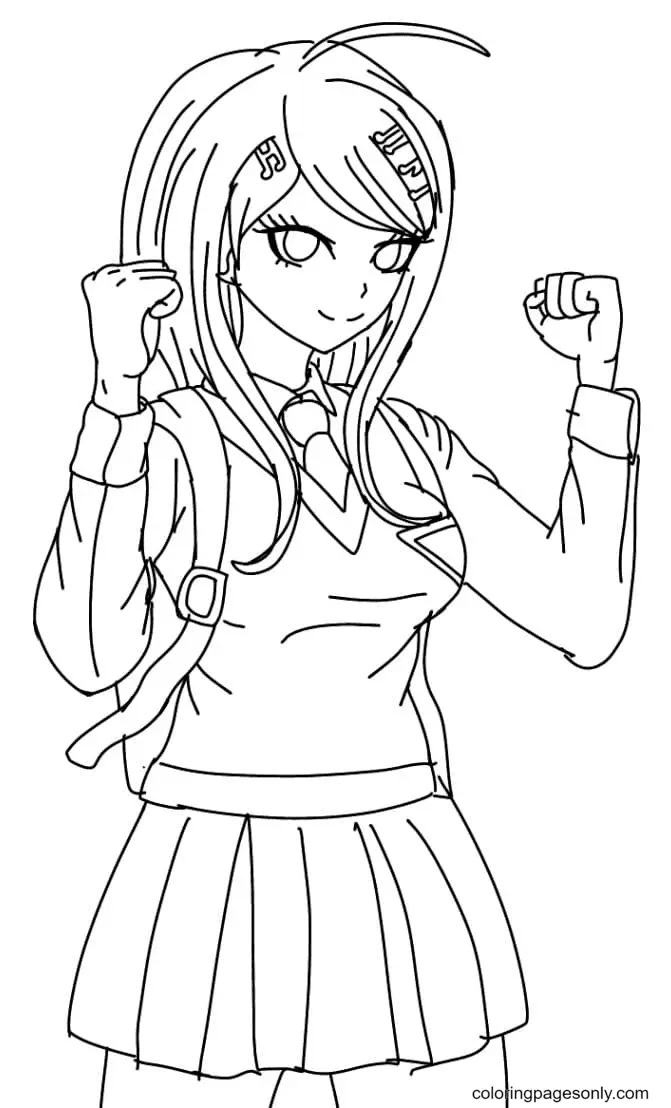 Çocuklar İçin Danganronpa Boyama Sayfaları 