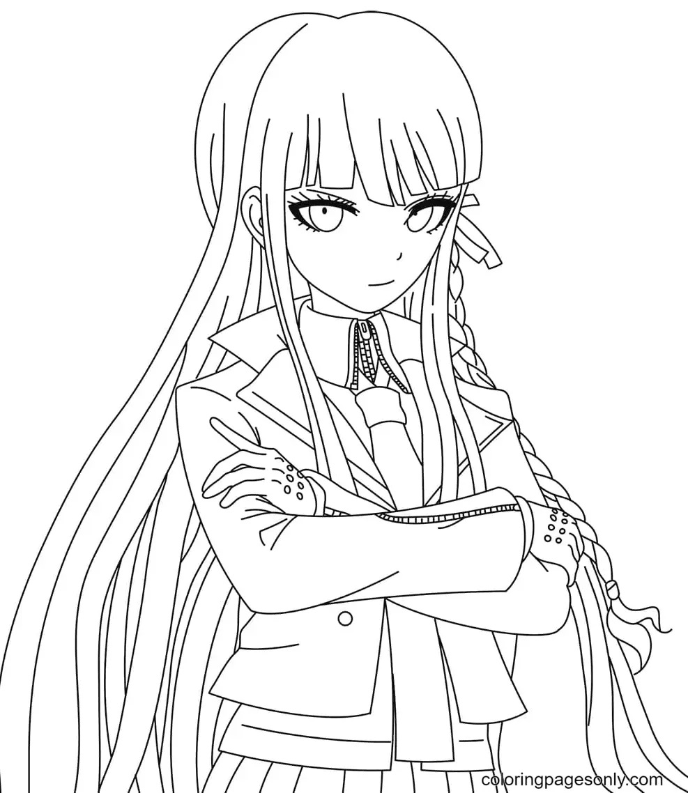 Çocuklar İçin Danganronpa Boyama Sayfaları 