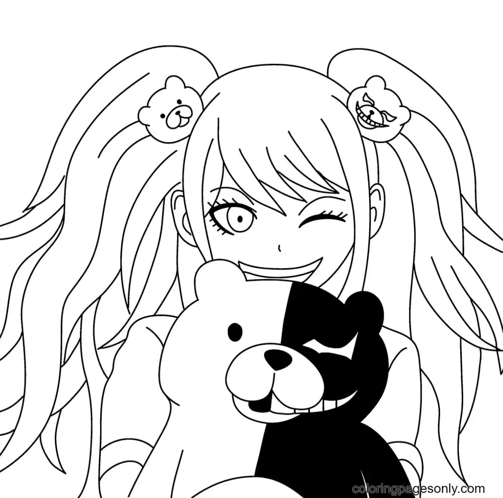 Çocuklar İçin Danganronpa Boyama Sayfaları 