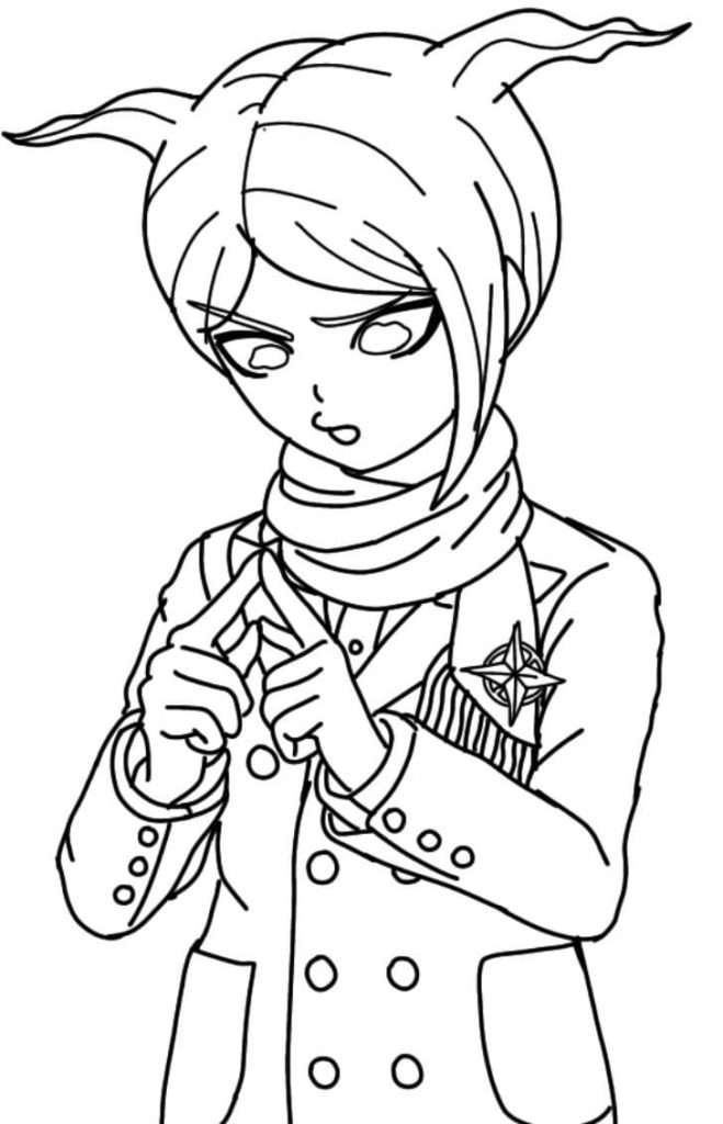 Çocuklar İçin Danganronpa Boyama Sayfaları 