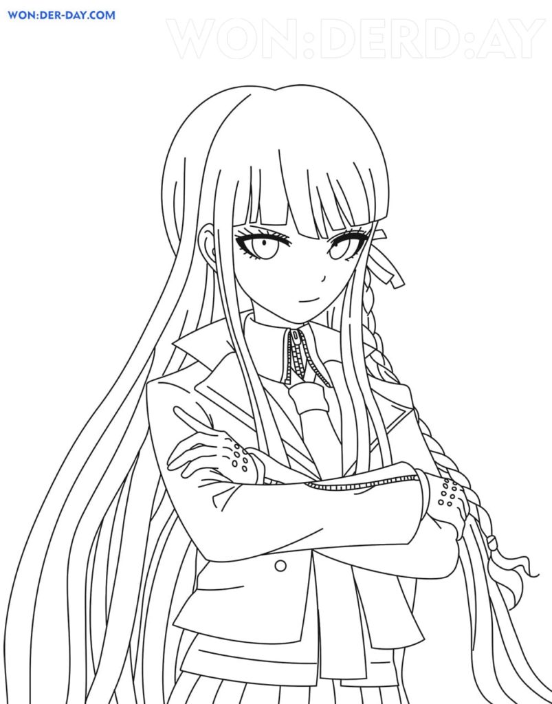 Çocuklar İçin Danganronpa Boyama Sayfaları 