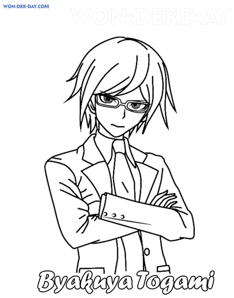Çocuklar İçin Danganronpa Boyama Sayfaları 