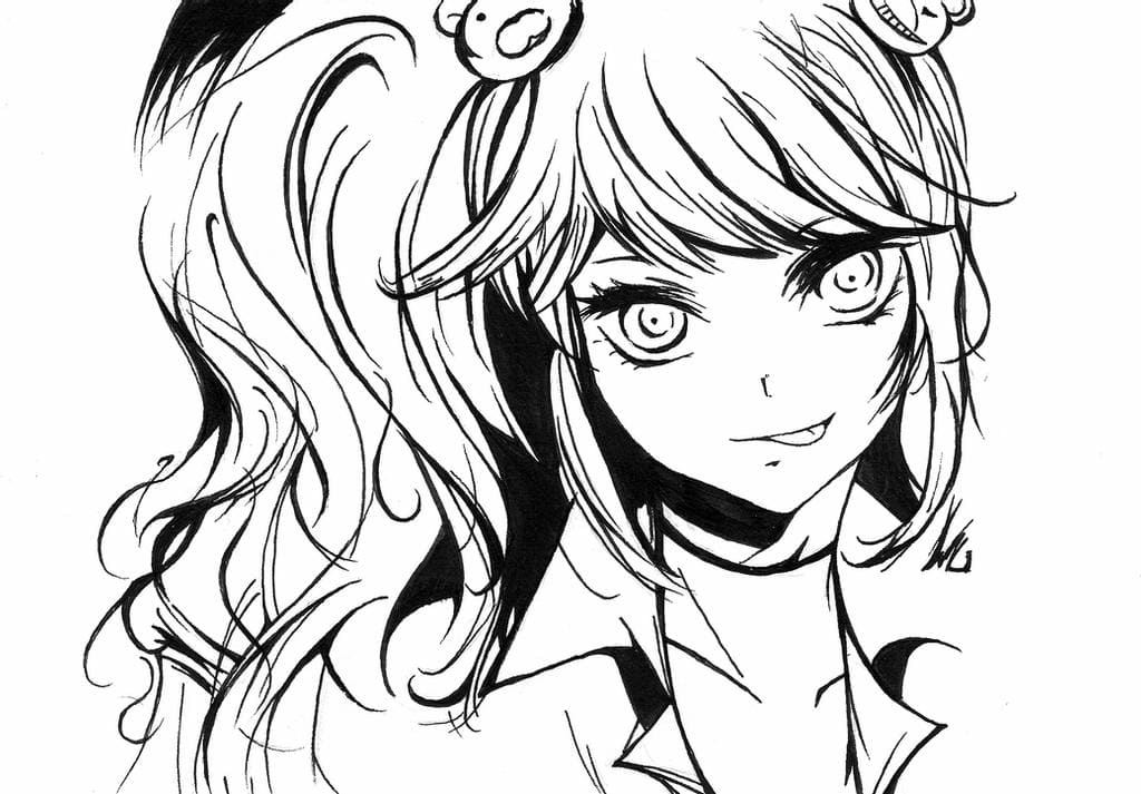 Çocuklar İçin Danganronpa Boyama Sayfaları 
