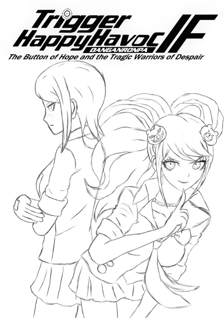 Çocuklar İçin Danganronpa Boyama Sayfaları 