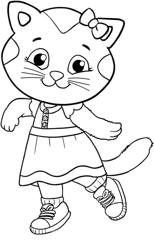 Çocuklar İçin Daniel Tiger Boyama Sayfaları 