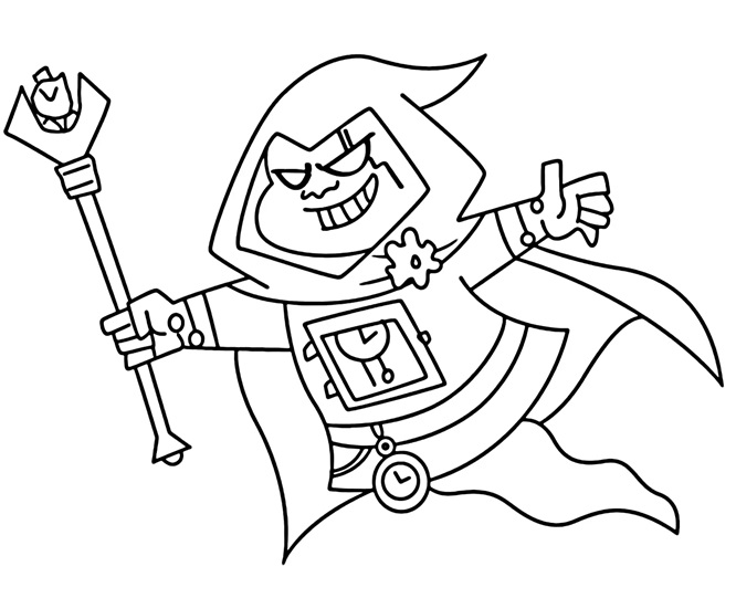Çocuklar İçin Danny Phantom Boyama Sayfaları 
