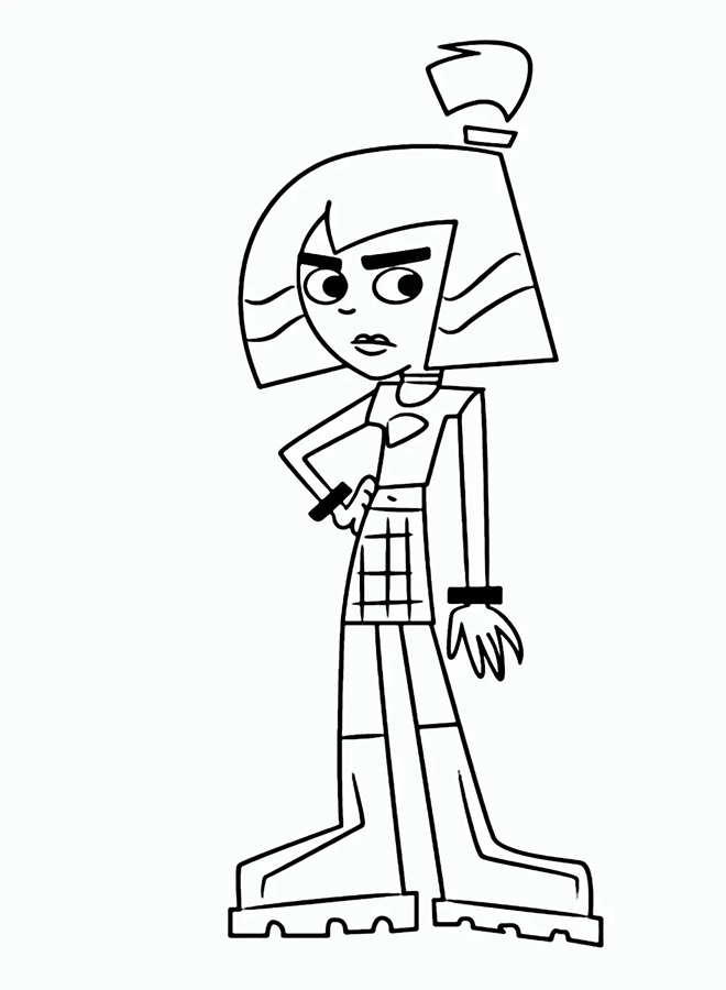 Çocuklar İçin Danny Phantom Boyama Sayfaları 
