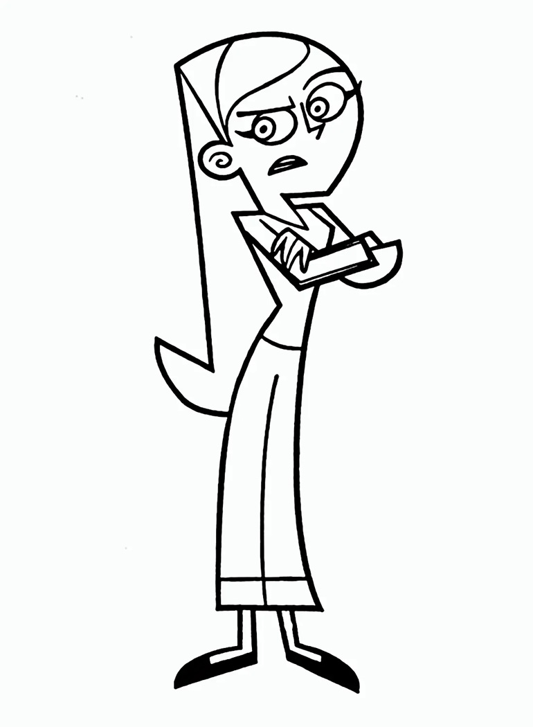Çocuklar İçin Danny Phantom Boyama Sayfaları 