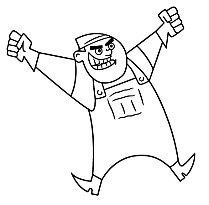 Çocuklar İçin Danny Phantom Boyama Sayfaları 