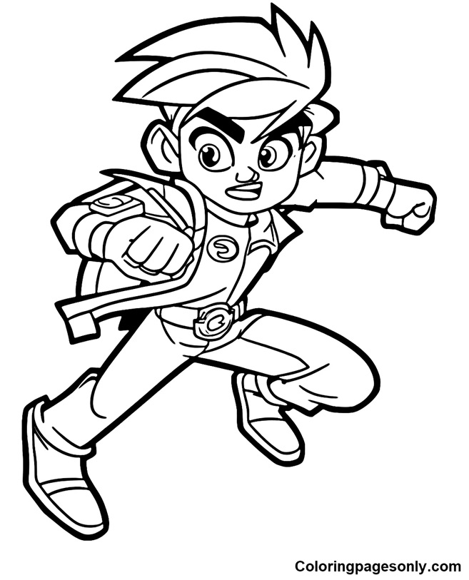 Çocuklar İçin Danny Phantom Boyama Sayfaları 