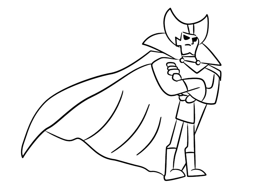Çocuklar İçin Danny Phantom Boyama Sayfaları 