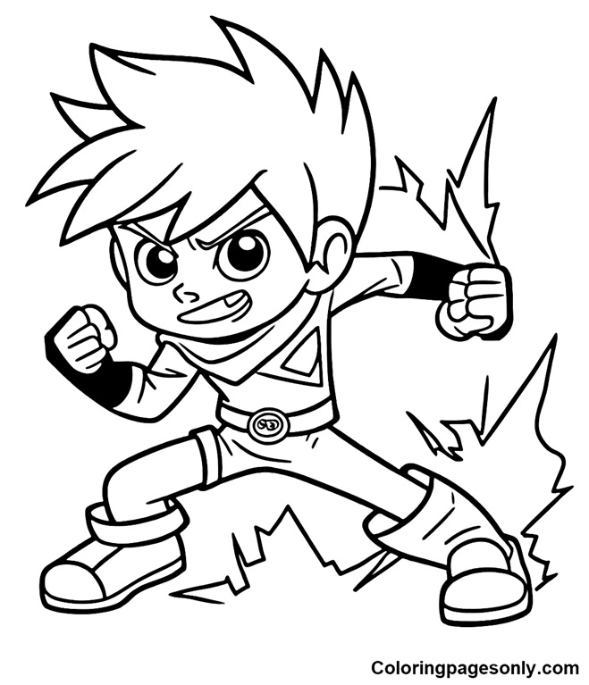 Çocuklar İçin Danny Phantom Boyama Sayfaları 