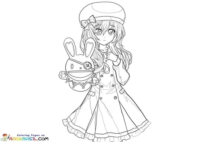Çocuklar İçin Date a Live Boyama Sayfaları 