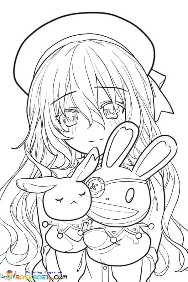Çocuklar İçin Date a Live Boyama Sayfaları 