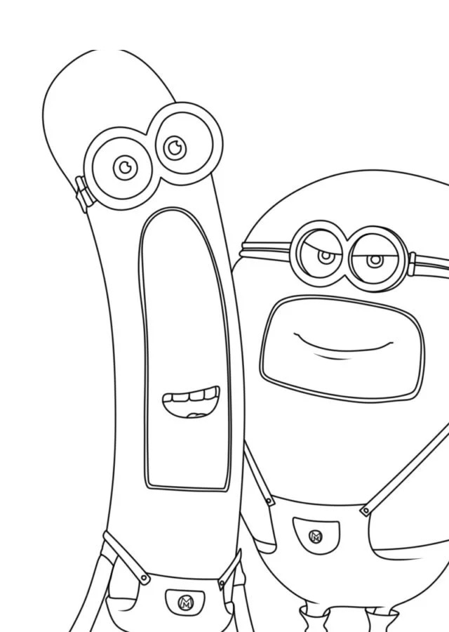 Çocuklar İçin Despicable Me-4 Boyama Sayfaları 