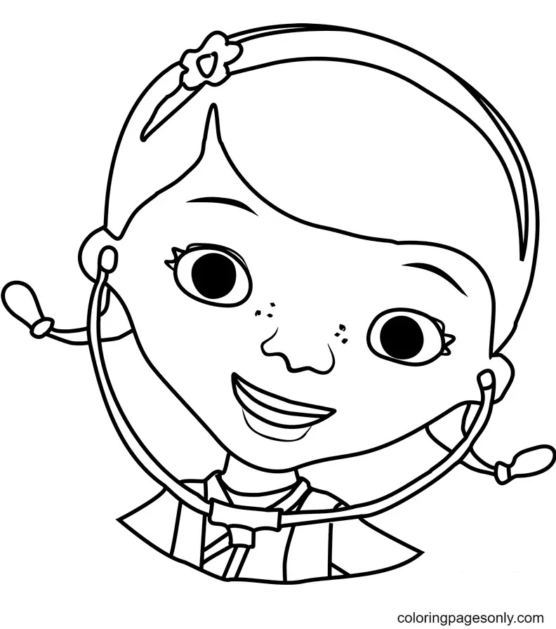 Çocuklar İçin Doktor Mcstuffins Boyama Sayfaları 