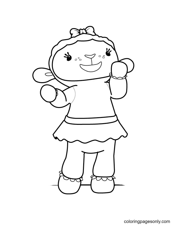 Çocuklar İçin Doktor Mcstuffins Boyama Sayfaları 