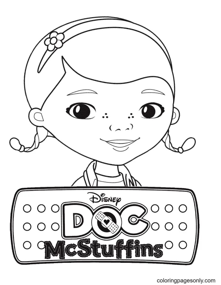 Çocuklar İçin Doktor Mcstuffins Boyama Sayfaları 