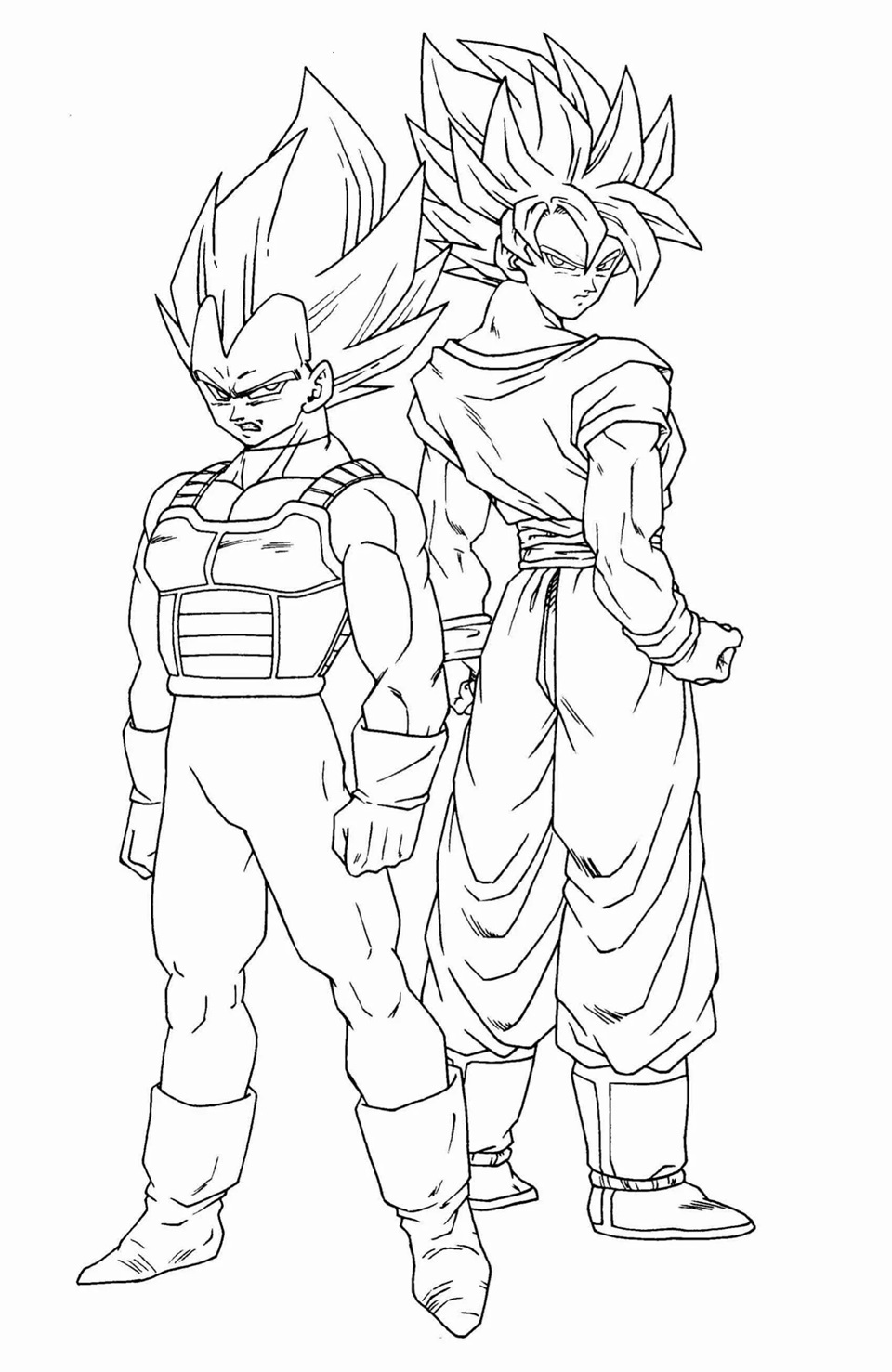 Çocuklar İçin Dragon Ball Boyama Sayfaları 