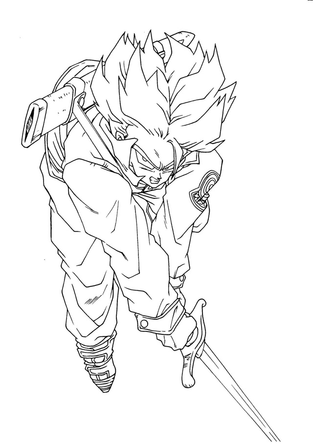Çocuklar İçin Dragon Ball Boyama Sayfaları 