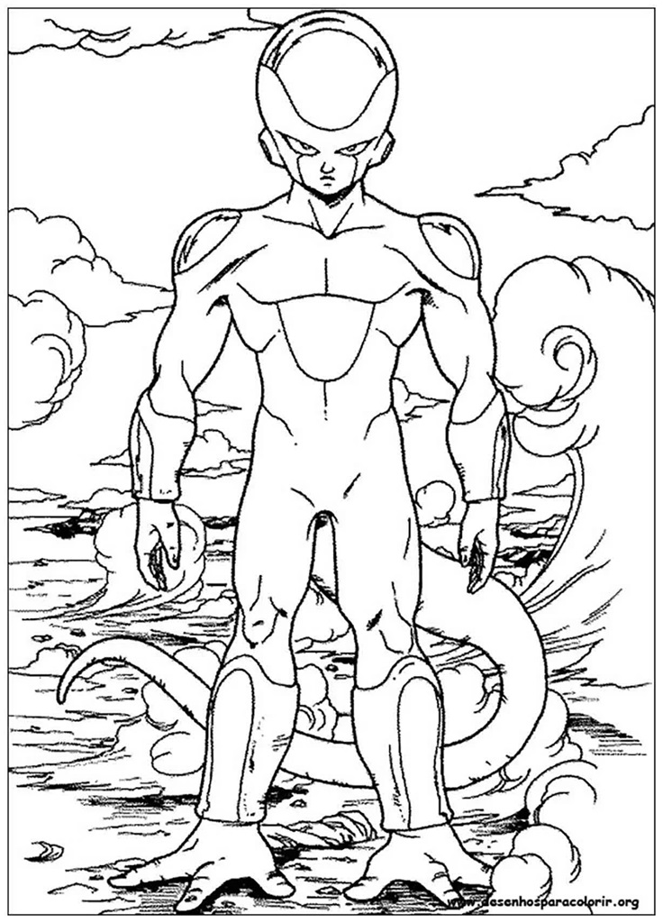 Çocuklar İçin Dragon Ball Boyama Sayfaları 