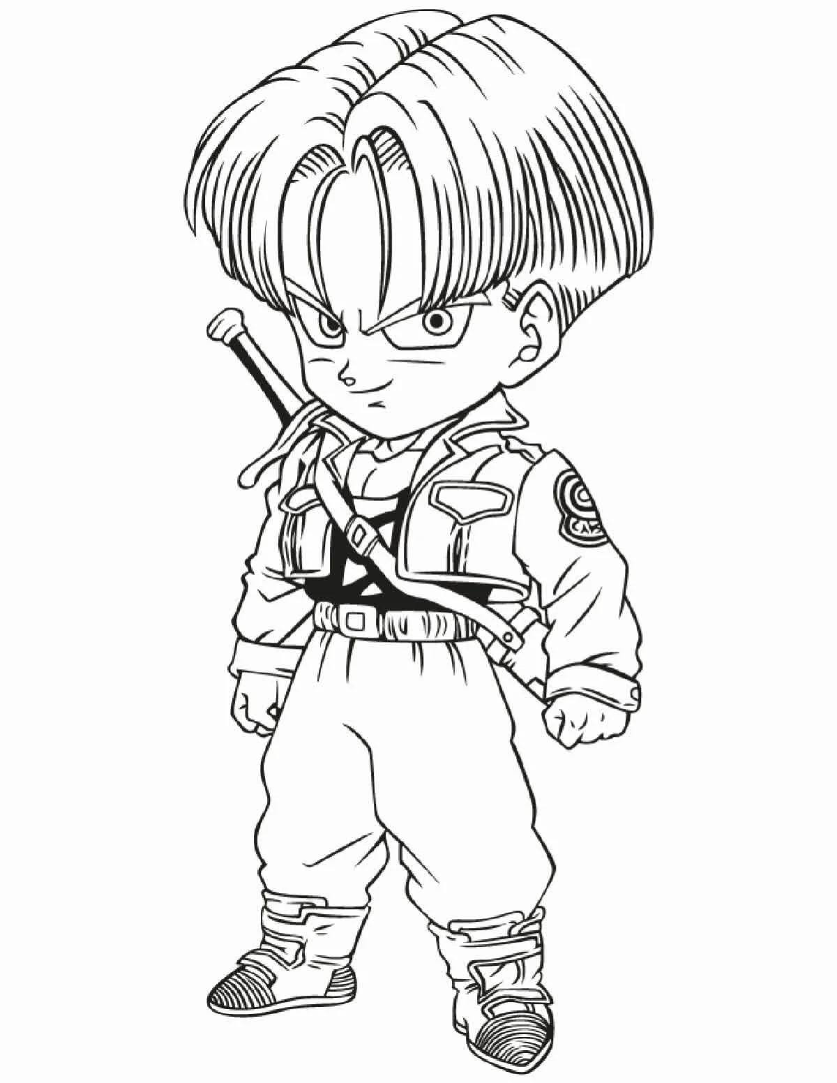 Çocuklar İçin Dragon Ball Boyama Sayfaları 