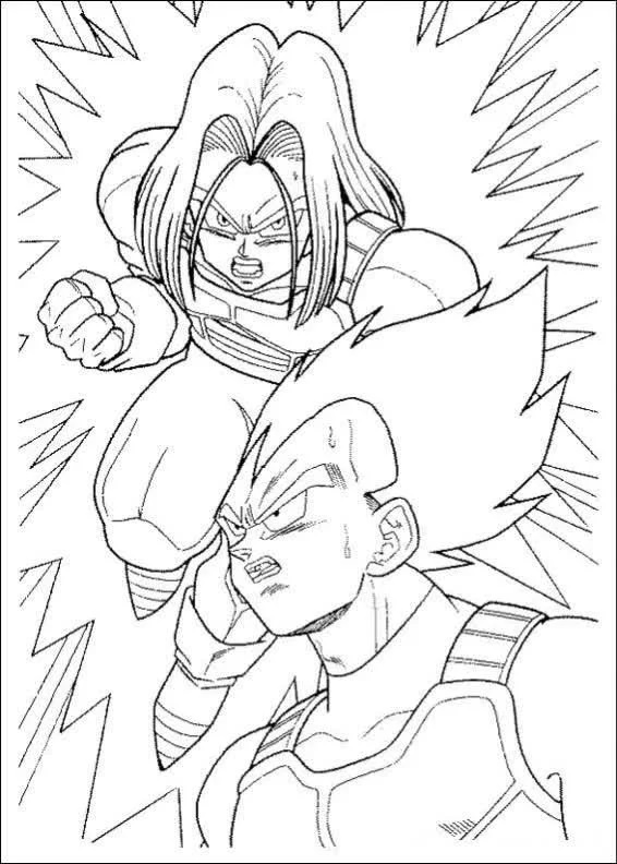 Çocuklar İçin Dragon Ball Boyama Sayfaları 