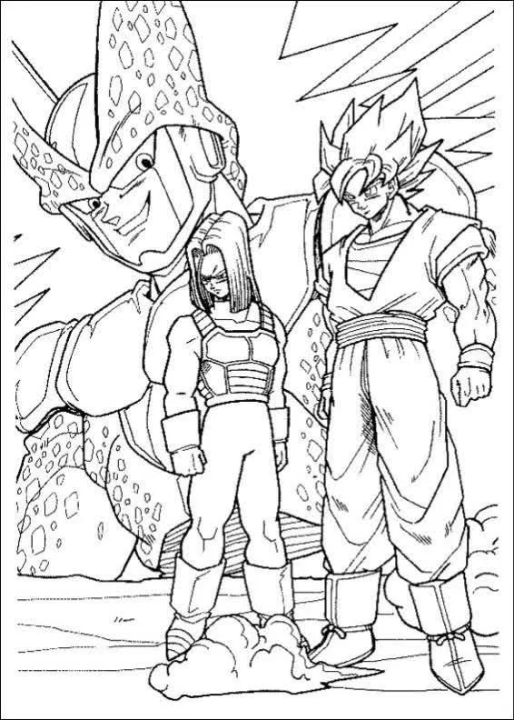 Çocuklar İçin Dragon Ball Boyama Sayfaları 