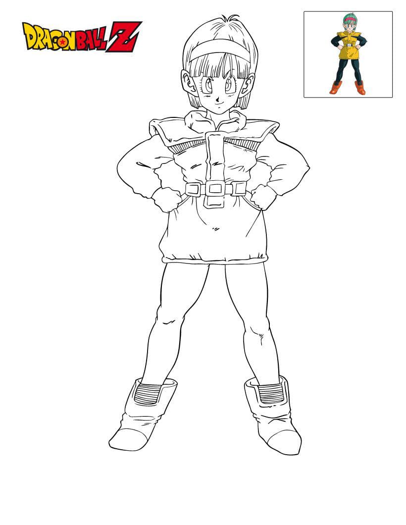 Çocuklar İçin Dragon Ball Boyama Sayfaları 