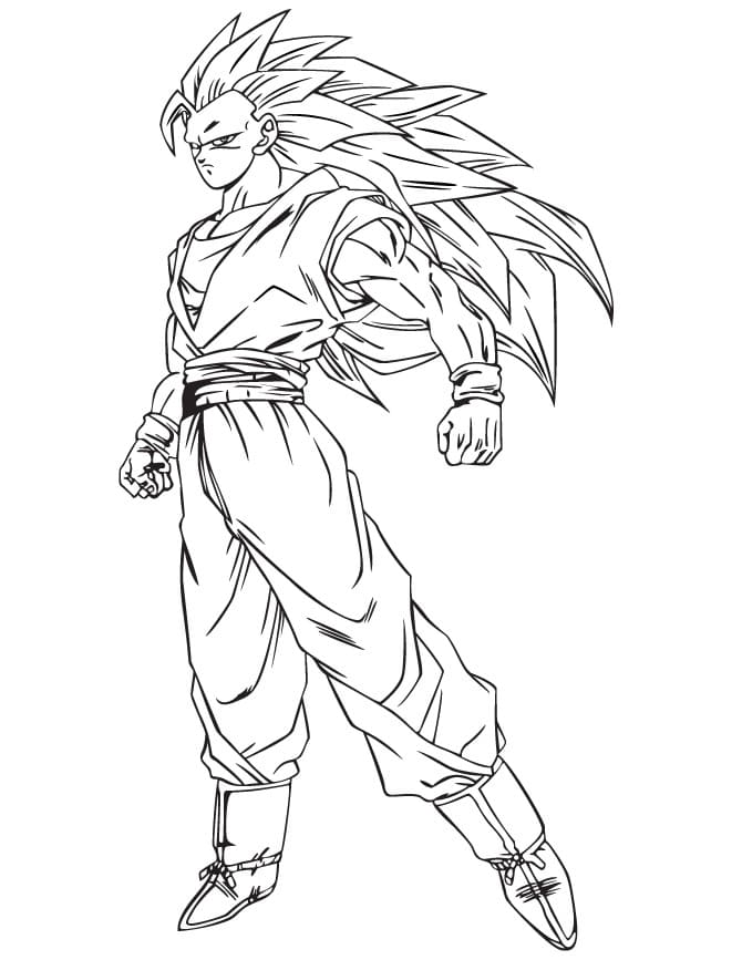 Çocuklar İçin Dragon Ball Boyama Sayfaları 