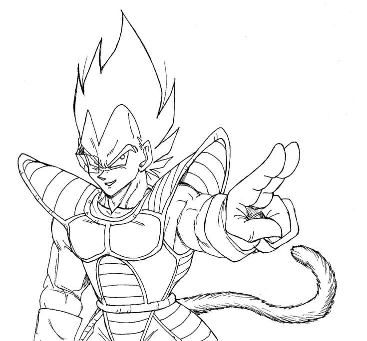 Çocuklar İçin Dragon Ball Boyama Sayfaları 