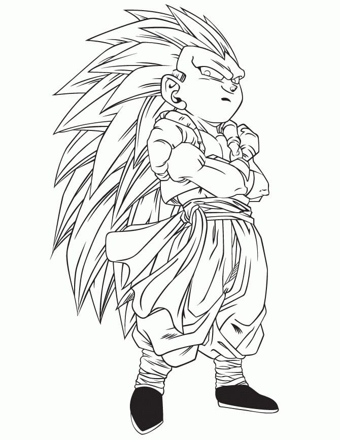 Çocuklar İçin Dragon Ball Boyama Sayfaları 