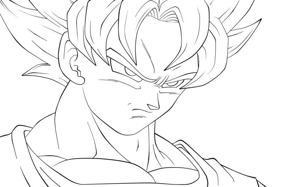 Çocuklar İçin Dragon Ball Boyama Sayfaları 
