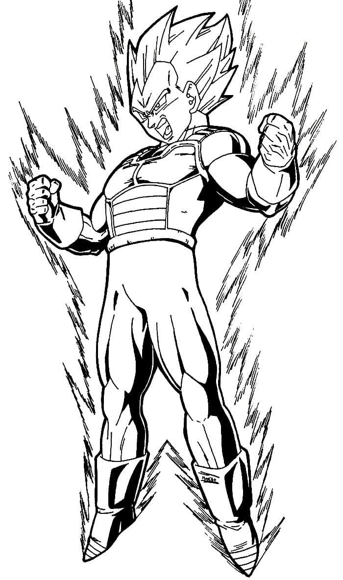 Çocuklar İçin Dragon Ball Boyama Sayfaları 